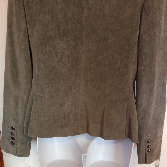 DOLCE AND GABBANA LADIES GRAY VELOUR BLAZER - Picture 6 of 16